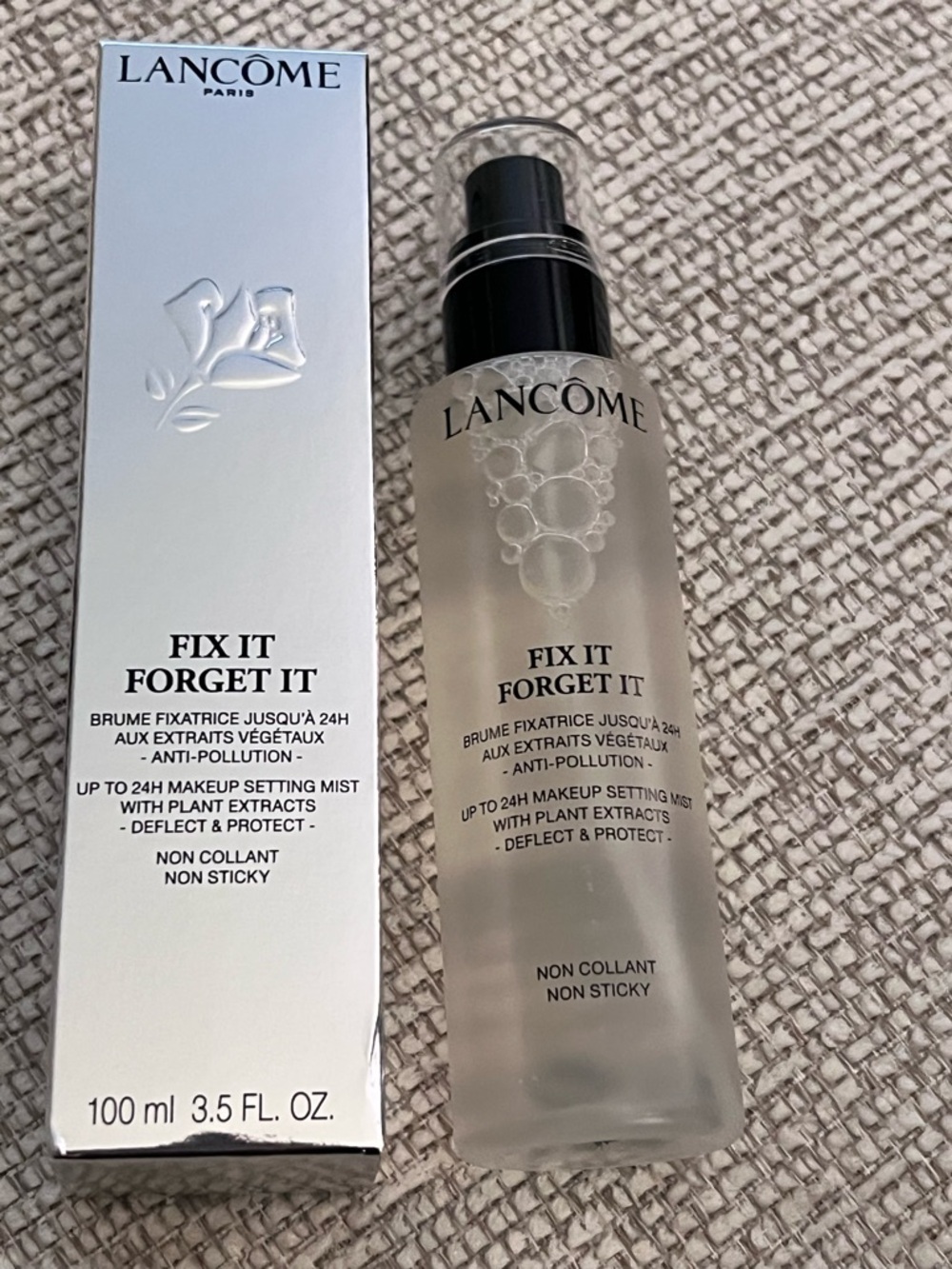 Lancome Fix It Forget It Makeup Setting Spray 100ml NIB